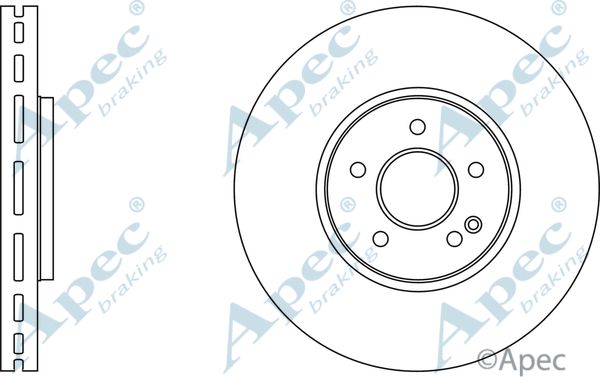 APEC BRAKING Bremžu diski DSK2725